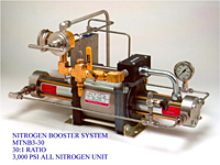 Nitrogen Booster System, 30:1 Ratio, 3,000 Psi, All Nitrogen Unit