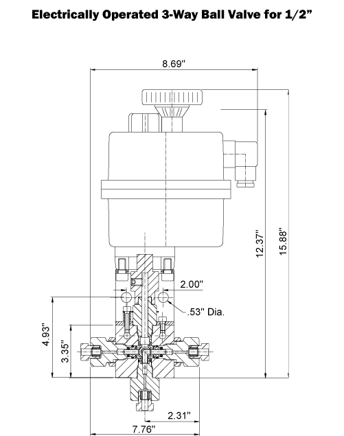 Electrical Ball Valve Actuators - 1/2